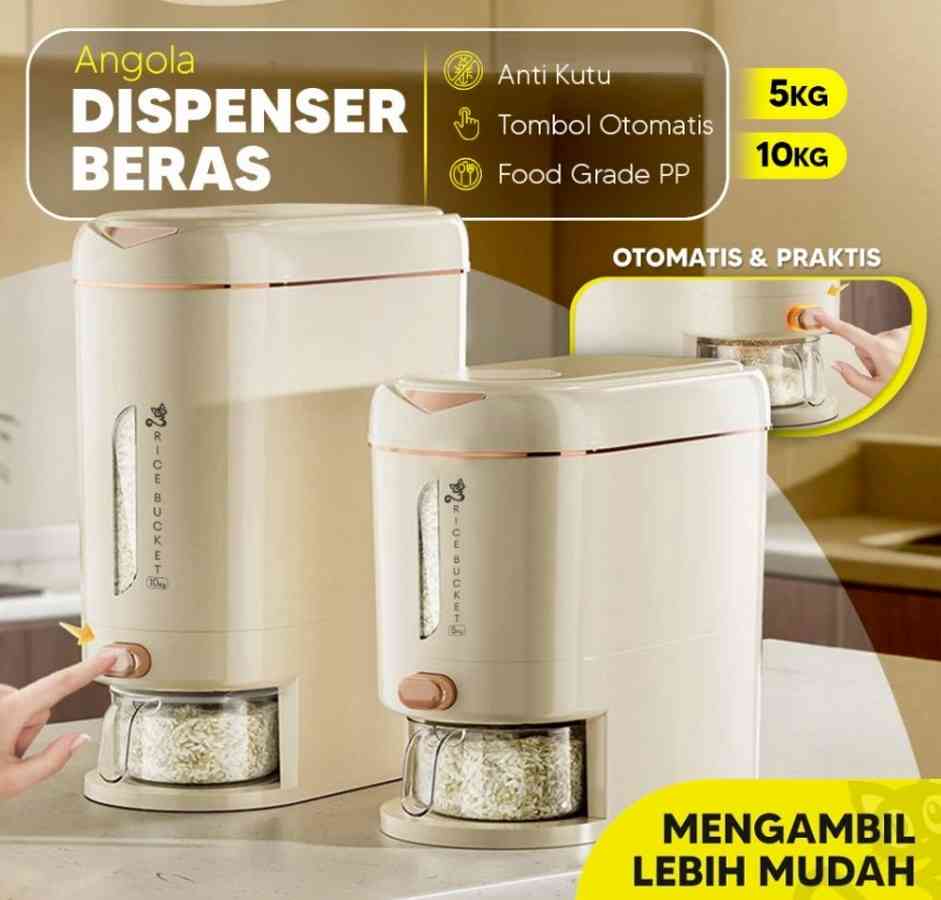1. Dispenser Beras Otomatis Anti-Kutu (Rice Box)
