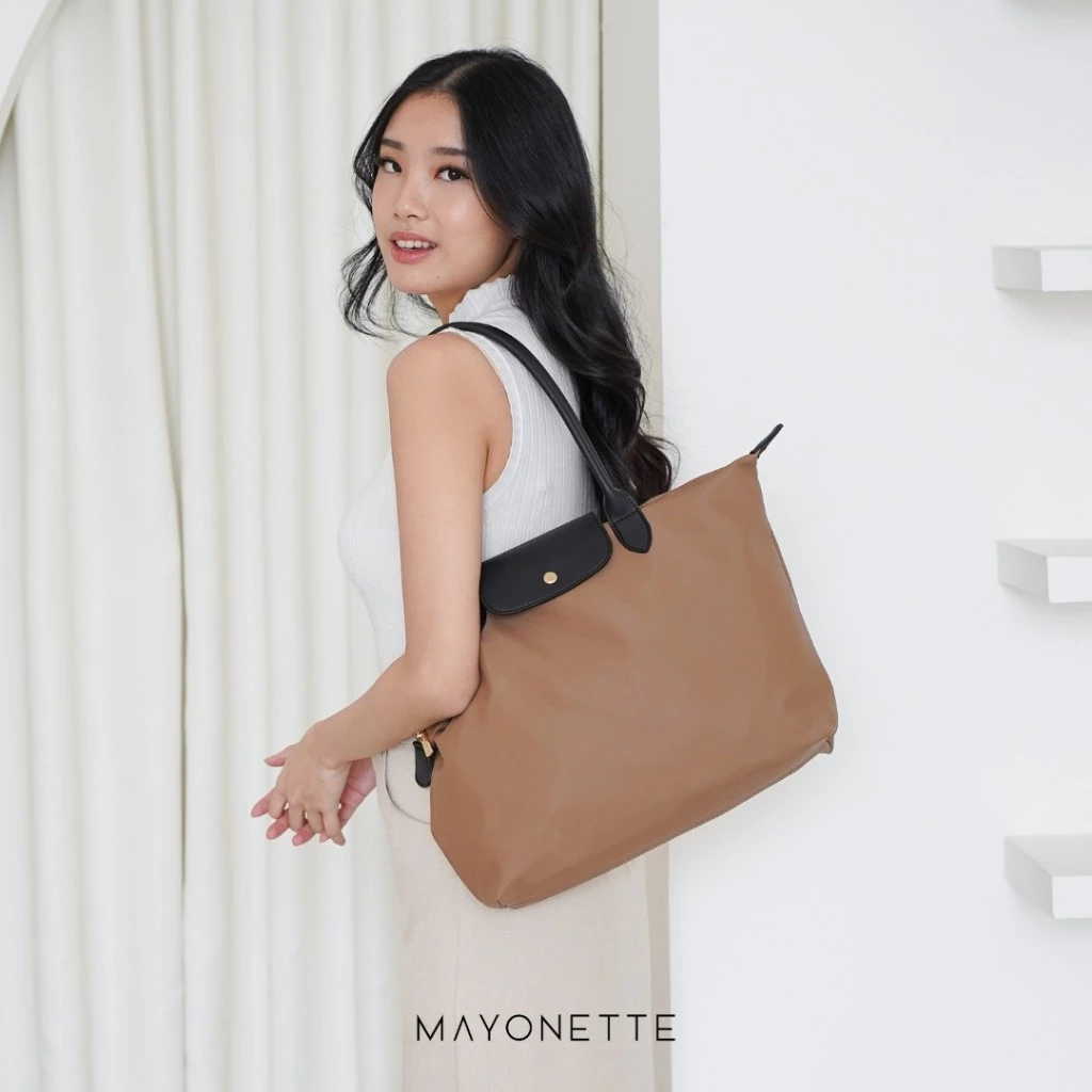 5. Mayonette Monstera Tote Bag