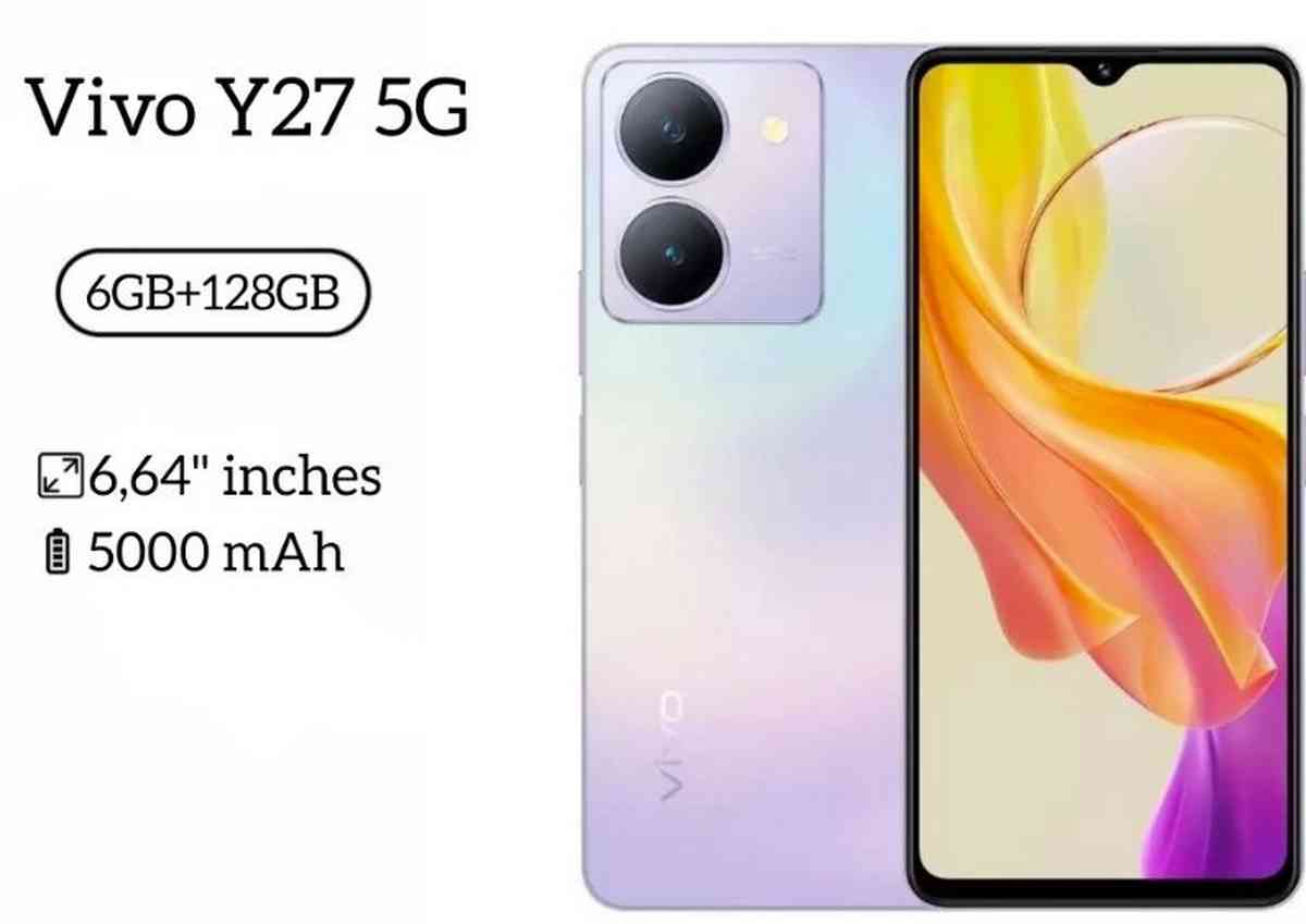 6. Vivo Y27 5G (Termurah untuk 5G)