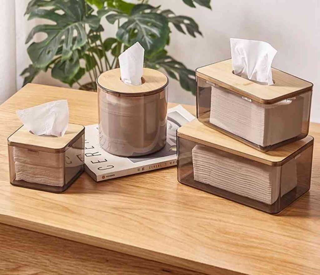 7. Kotak Tisu Model TV Retro