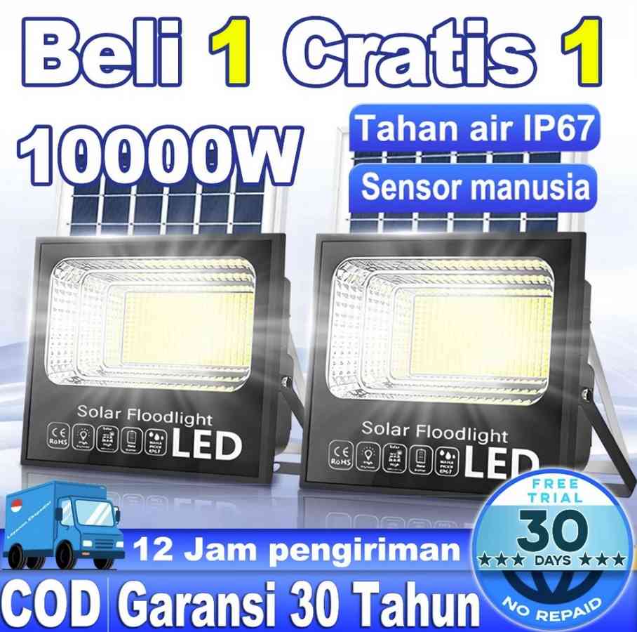 Lampu Sorot Tenaga Surya Outdoor 10.000 Watt 1 Lampu Sorot Tenaga Surya Outdoor 10.000 Watt 1