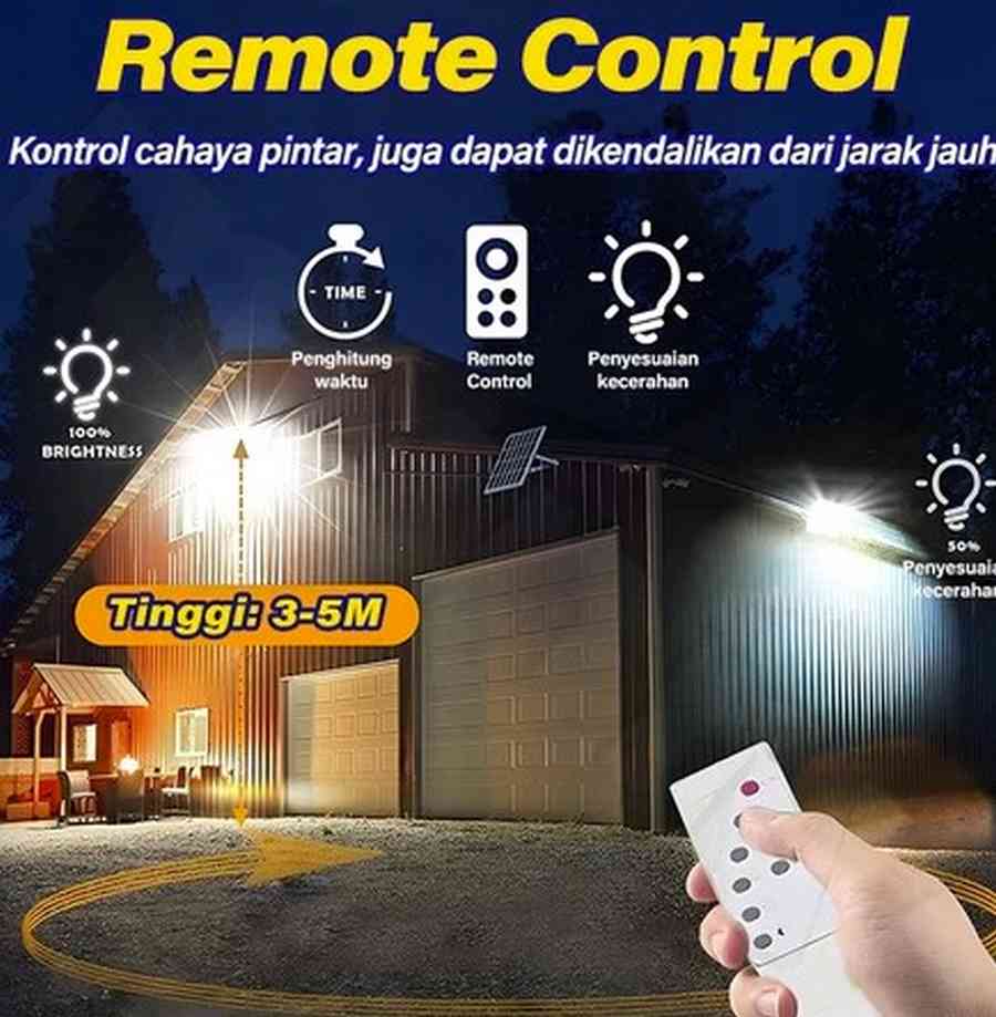 Lampu Sorot Tenaga Surya Outdoor 10.000 Watt 6 Lampu Sorot Tenaga Surya Outdoor 10.000 Watt 6