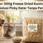 Review Jujur 500g Freeze Dried Kuning Telur Hati Ayam