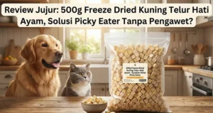 Review Jujur 500g Freeze Dried Kuning Telur Hati Ayam