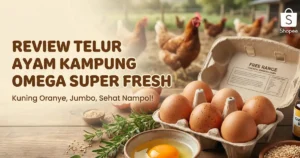 Review Telur Ayam Kampung Omega Super Fresh