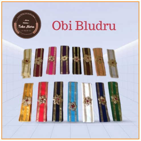 1. Obi Belt Bludru Klasik