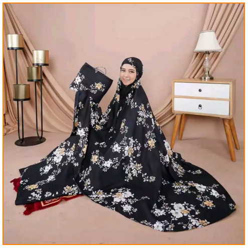 3. Mukena Bali Rayon Motif