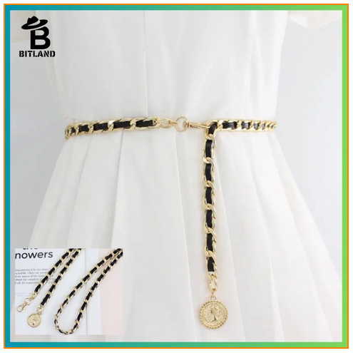 4. Ikat Pinggang Rantai Logam