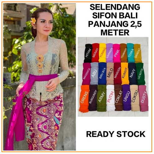 7. Selendang Sifon Bali