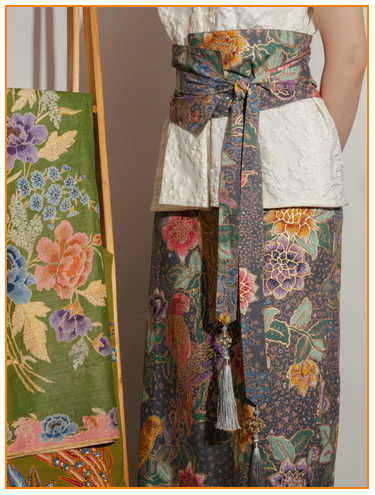 8. Obi Belt Batik Cap