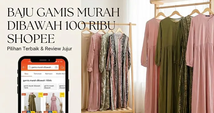 10 Baju Gamis Murah Dibawah 100 Ribu Shopee Terlaris 2026