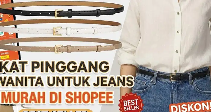 10 Ikat Pinggang Wanita untuk Celana Jeans di Shopee 2026