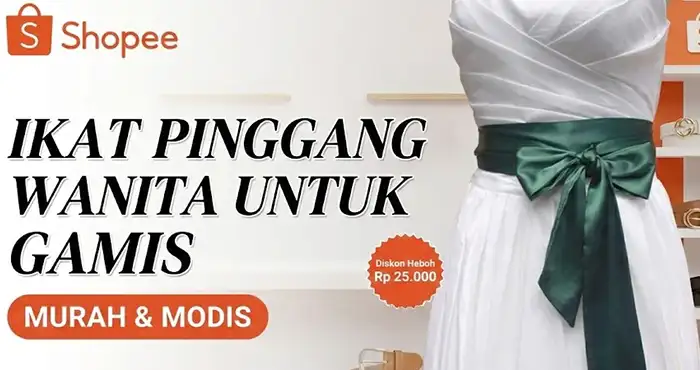 10 Ikat Pinggang Wanita untuk Gamis Bikin Langsing 2026