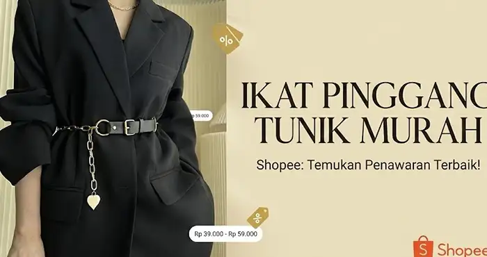 Ikat Pinggang Wanita untuk Tunik di Shopee Murah 10 Ikat Pinggang Wanita untuk Tunik di Shopee Murah 2026