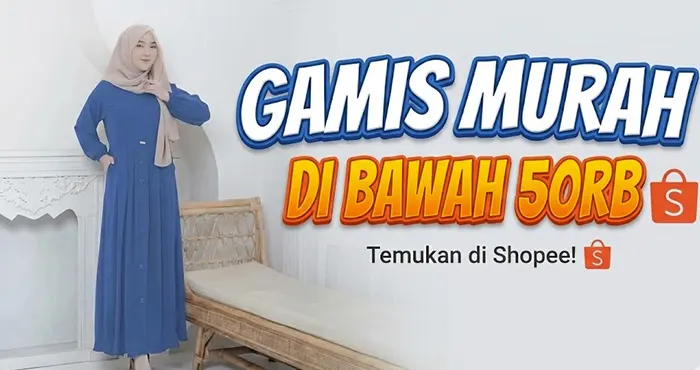 Rekomendasi Gamis Murah Dibawah 50rb Shopee 10 Gamis Murah Dibawah 50rb Shopee Terlaris 2026
