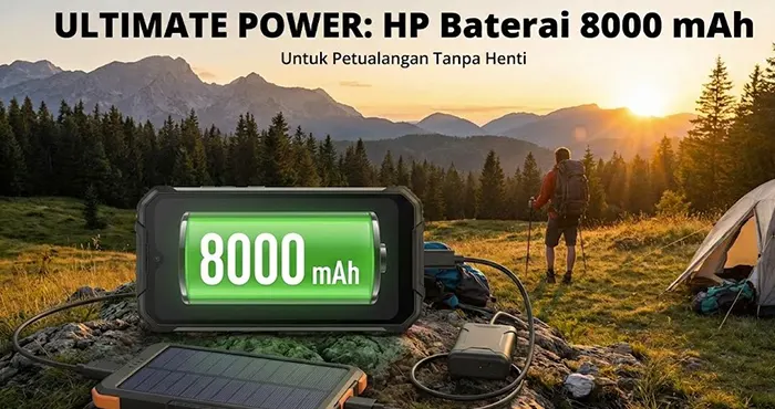 10 HP Baterai 8000 mAh Anti Lowbat Termurah di Shopee 2026
