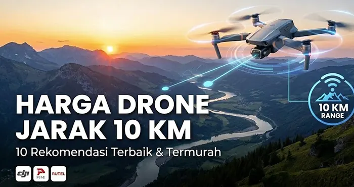 10 Daftar Harga Drone Jarak 10 KM Terbaik & Termurah 2026