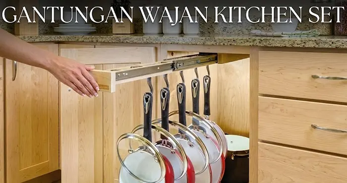 7 Gantungan Wajan Kitchen Set Terbaik 2026: Dapur Rapi & Estetik!