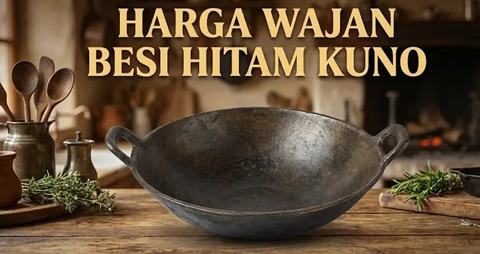 Harga Wajan Besi Hitam Kuno Terbaik & Termurah 2026